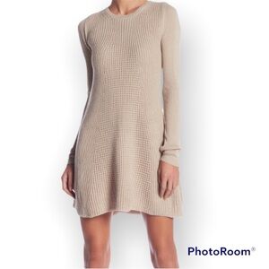 Romeo & Juliet Couture Taupe Long Sleeve Sweater Dress size Small